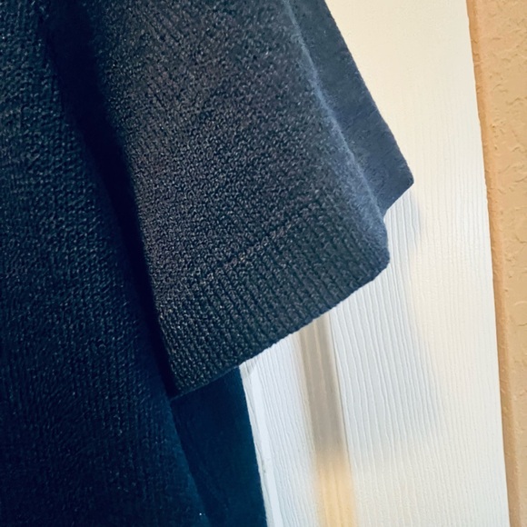 St. John Collection by Marie Gray Santana vintage sweater large navy blue zips - Picture 11 of 12